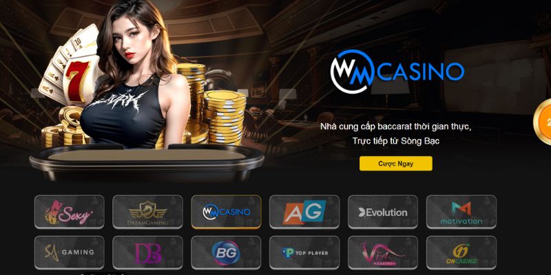 Nhà cái hợp tác với 10+ nhà cung cấp casino hàng đầu